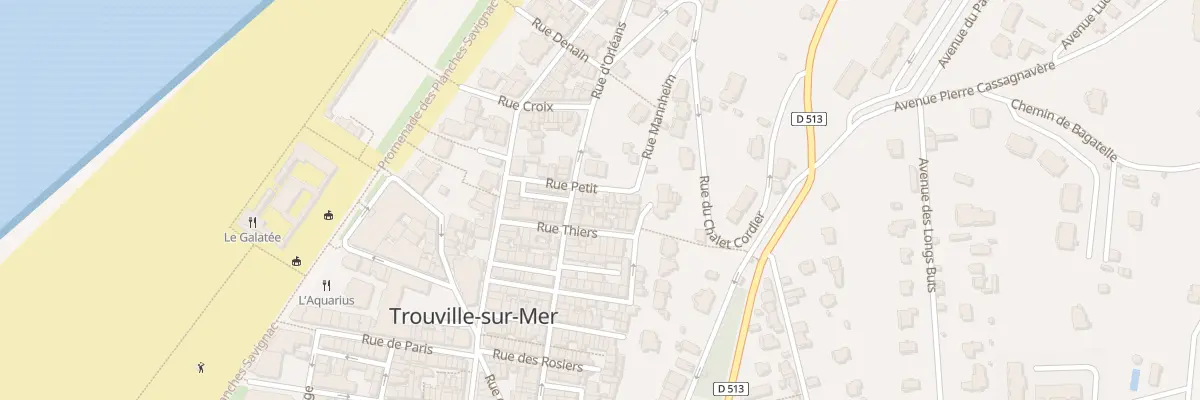 Plan du 24 Rue Petit à Trouville-sur-Mer