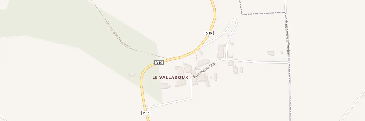 Plan du 6 Le Valladoux à Bonneville-et-Saint-Avit-de-Fumadières