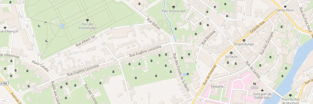 Plan du 13 Rue Eugène Lecointre à Alençon