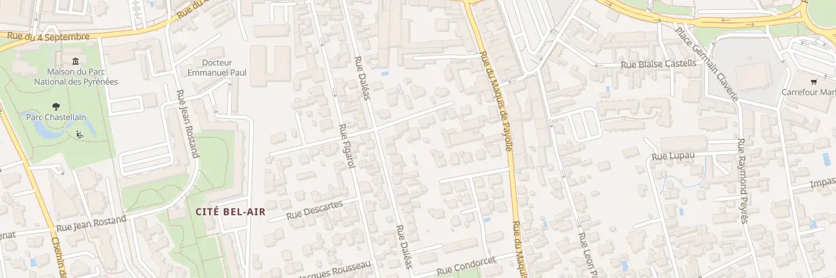 Plan du 7 Rue Montaigne à Tarbes