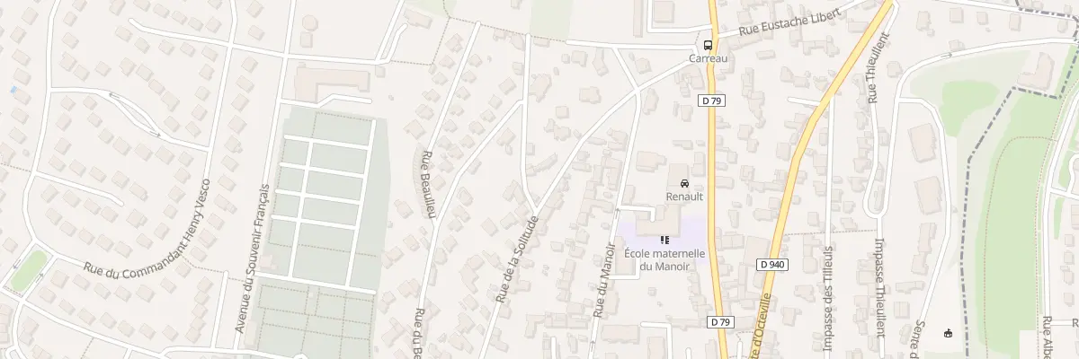 Plan du 8 Rue de la Solitude à Sainte-Adresse