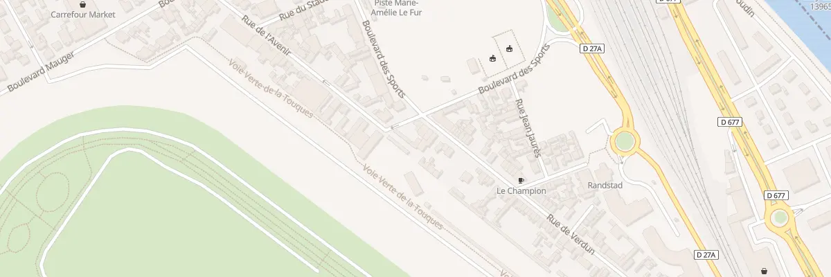 Plan du 78B Rue de l’Avenir à Deauville