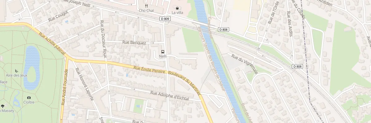 Plan du 37 Bd du Martinet à Tarbes