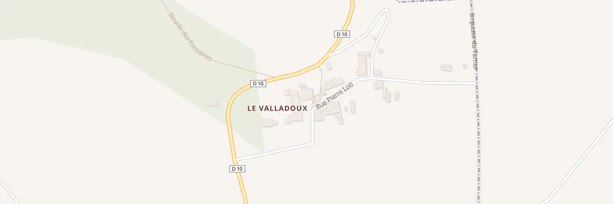 Plan du 8 Le Valladoux à Bonneville-et-Saint-Avit-de-Fumadières