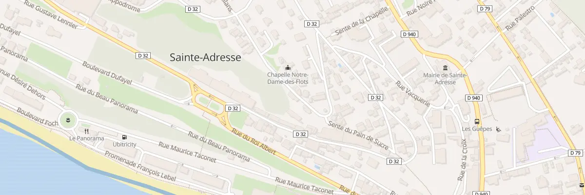 Plan du 19 Rue Charles Alexandre Lesueur à Sainte-Adresse