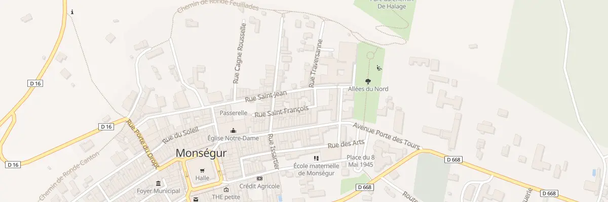 Plan du 45 Rue Saint-Jean à Monségur