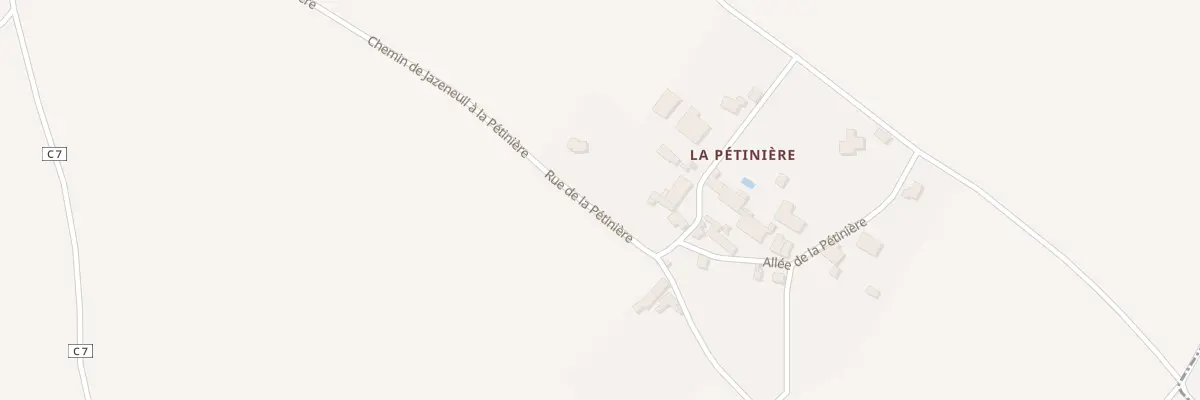 Plan du 5321F La Petiniere à Jazeneuil