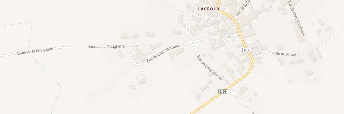 Plan du 73 Rte de la Pougnerie à Marsac