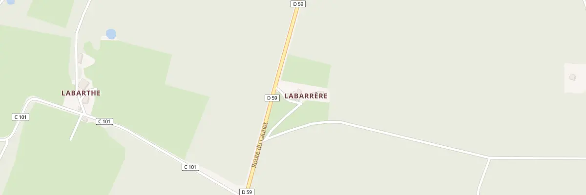 Plan du 938 Rte du Launet à Arx