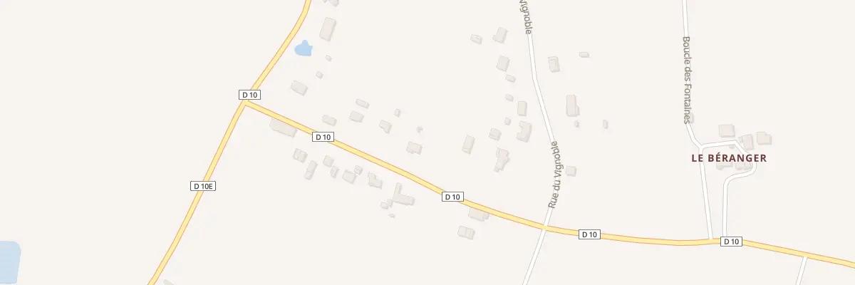 Plan du 39A Beranger Ouest à Bonneville-et-Saint-Avit-de-Fumadières