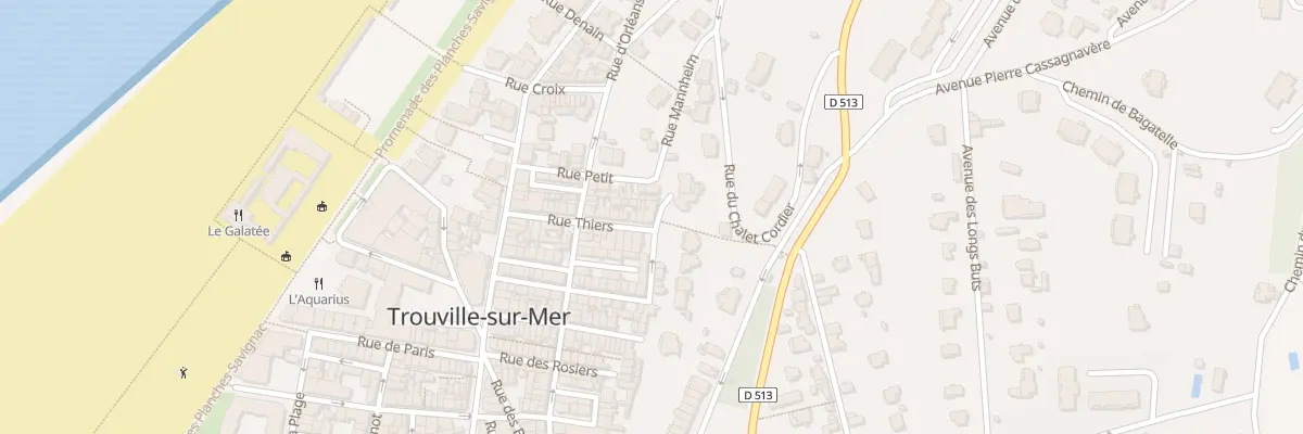 Plan du 37 Rue Thiers à Trouville-sur-Mer