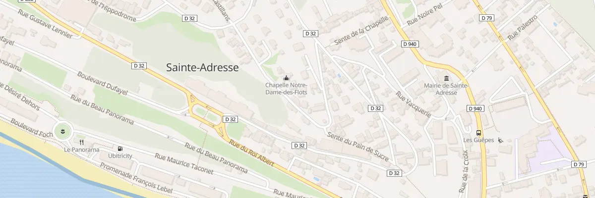 Plan du 20 Rue Charles Alexandre Lesueur à Sainte-Adresse