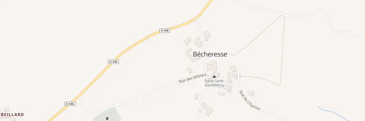 Plan du 5078A Le Bourg à Bécheresse