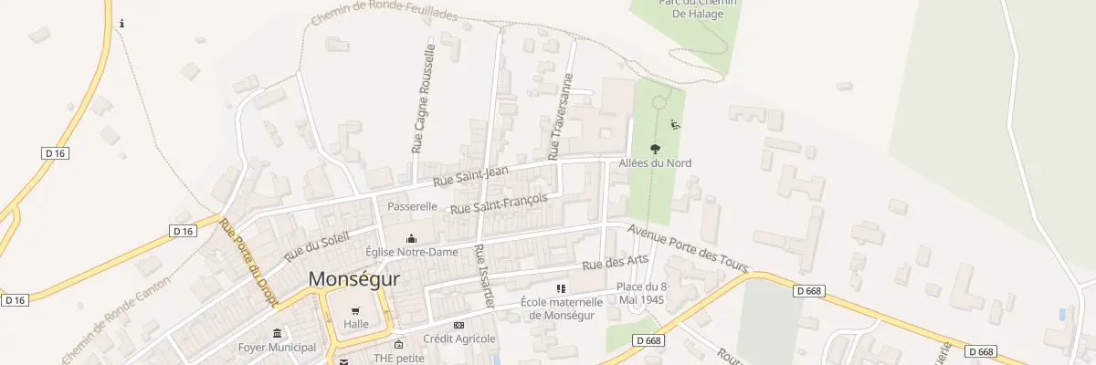 Plan du 47 Rue Saint-Jean à Monségur