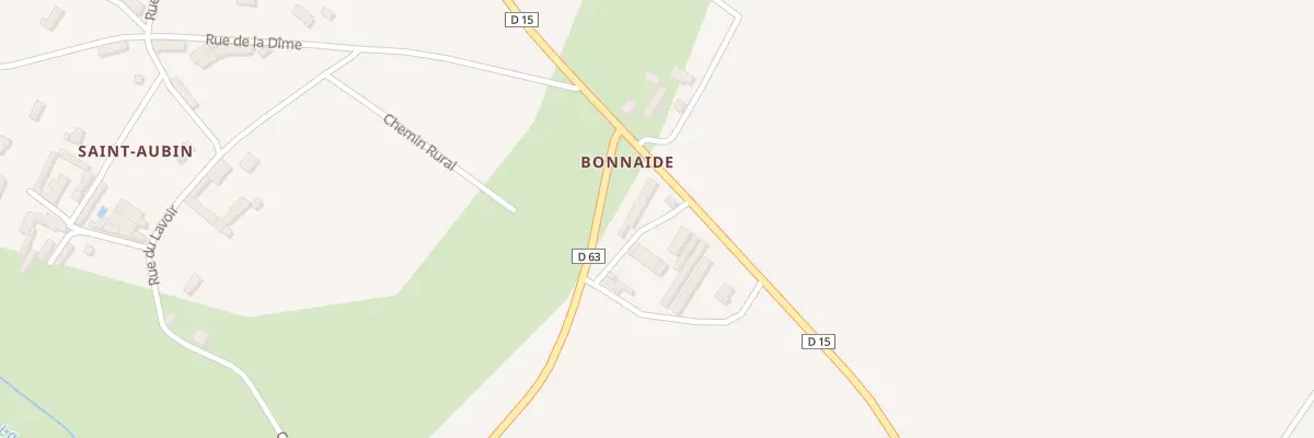 Plan du 3 Bonnaide à Saint-Jean-de-Sauves