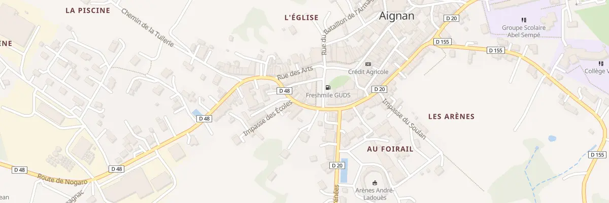 Plan du 5010A Rue du Duc de Bouillon à Aignan