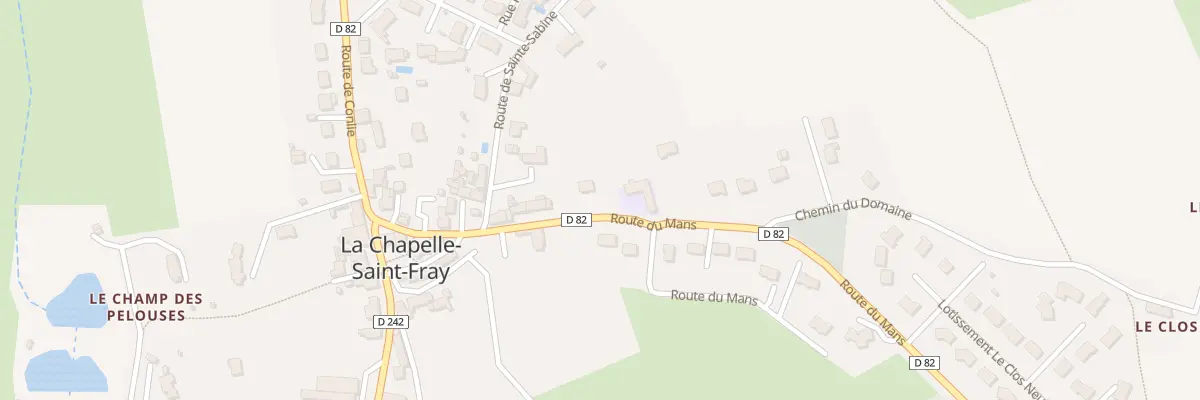 Plan du 19 Rte du Mans à La Chapelle-Saint-Fray