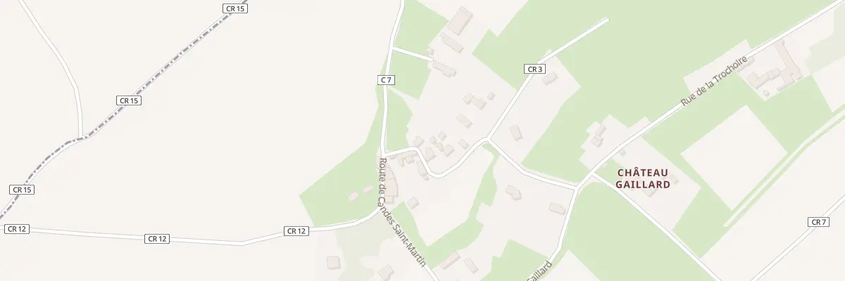 Plan du 1 Rue de la Roncheraie à Couziers