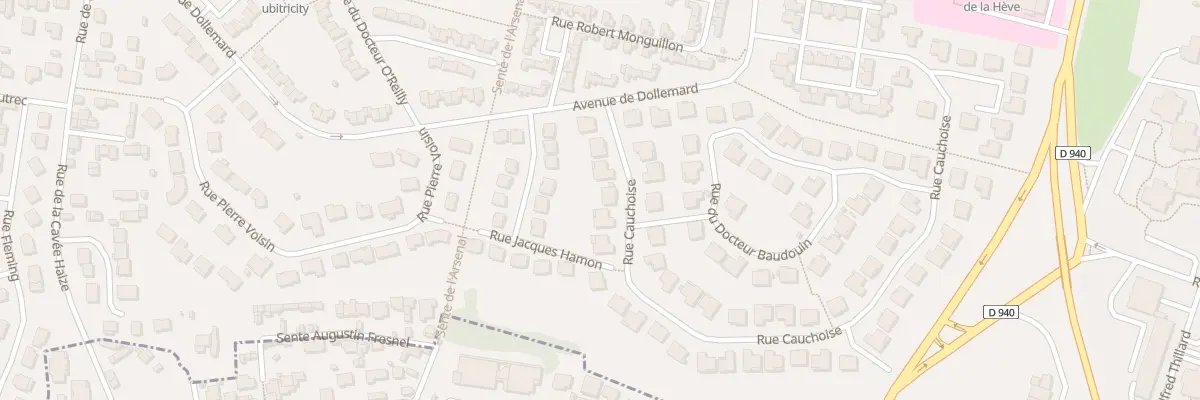 Plan du 87 Rue Cauchoise au Havre