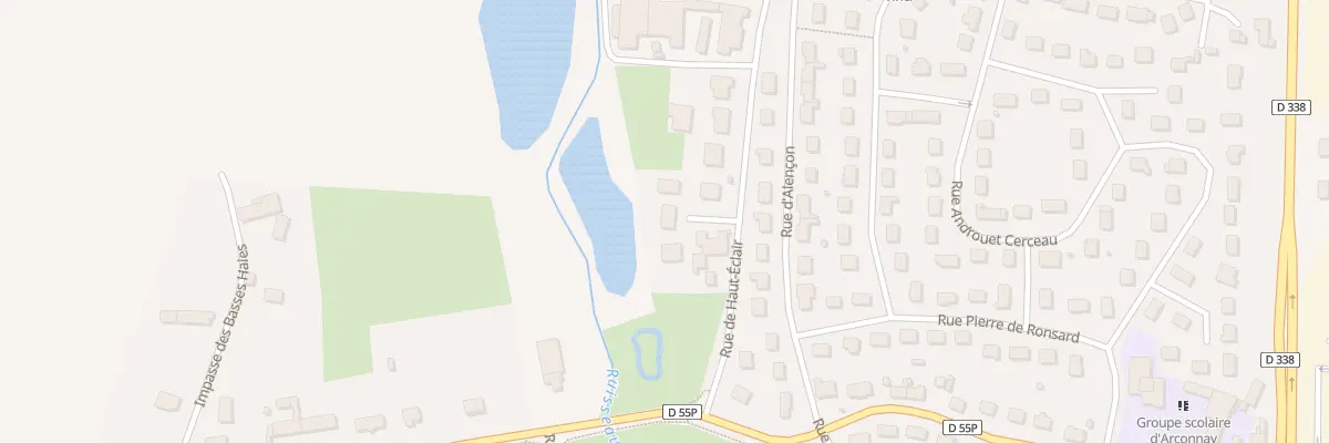 Plan du 29 Rue de Haut Eclair à Arçonnay