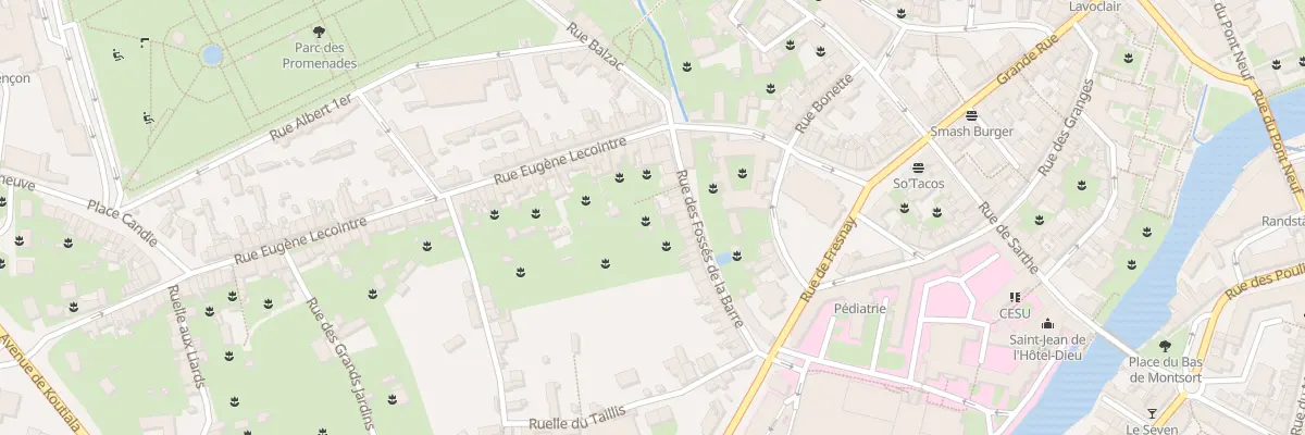 Plan du 18 Rue des Fossés de la Barre à Alençon