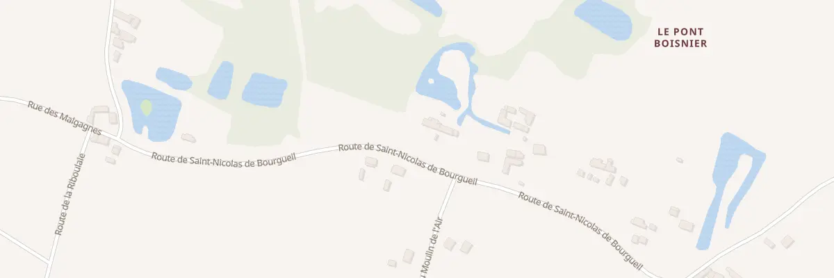 Plan du 25 Rte Saint Nicolas de Bourgueil à Brain-sur-Allonnes