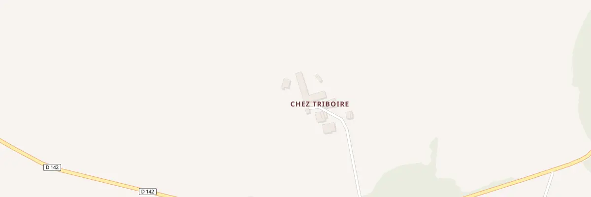 Plan du 5029 Chez Triboire à Courgeac