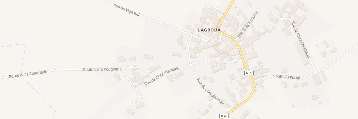 Plan du 52 Rte de la Pougnerie à Marsac