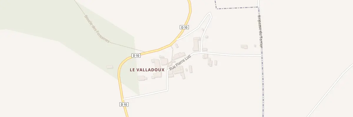 Plan du 20 Le Valladoux à Bonneville-et-Saint-Avit-de-Fumadières