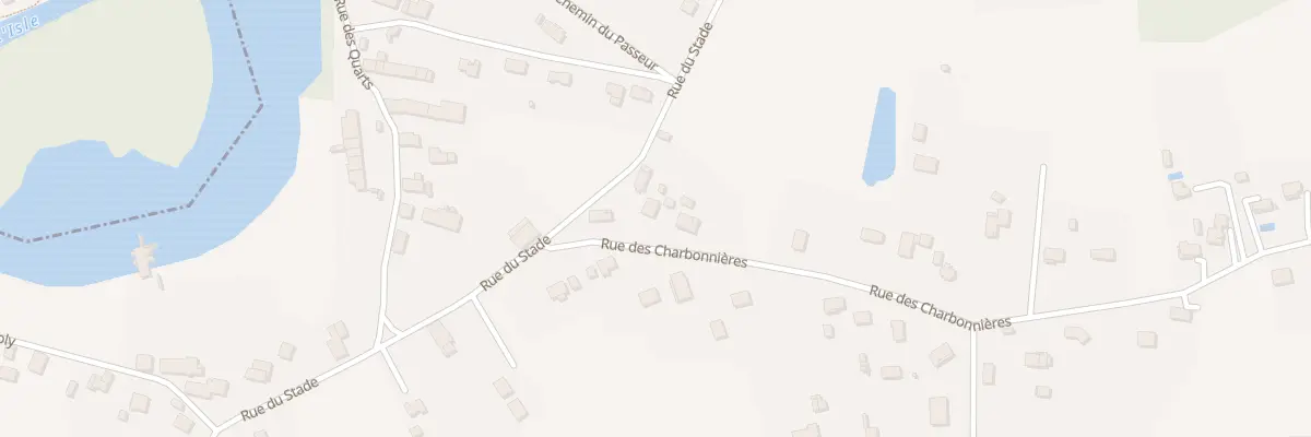 Plan du 80 Rue des Charbonnières à Ménesplet