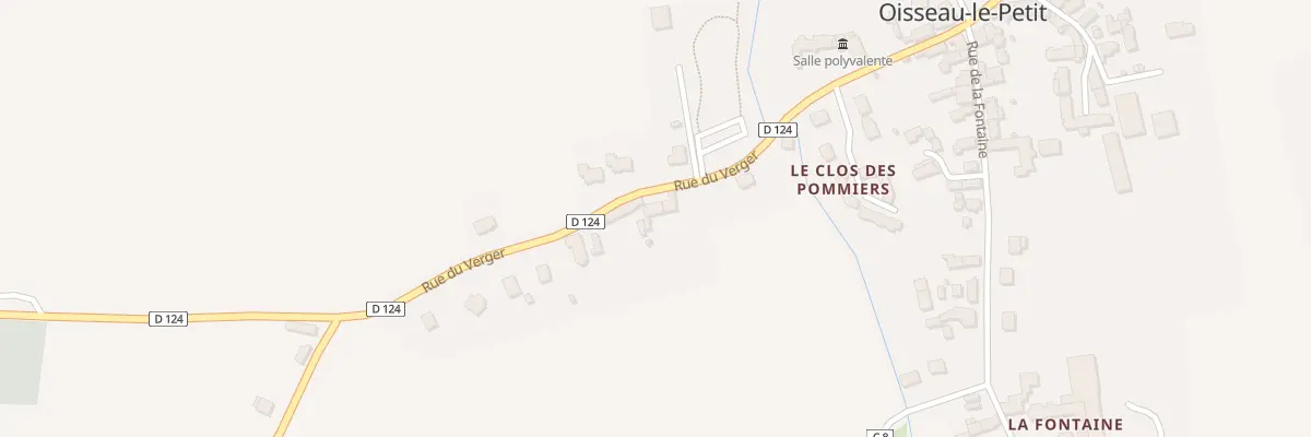 Plan du 7 Rue du Verger à Oisseau-le-Petit