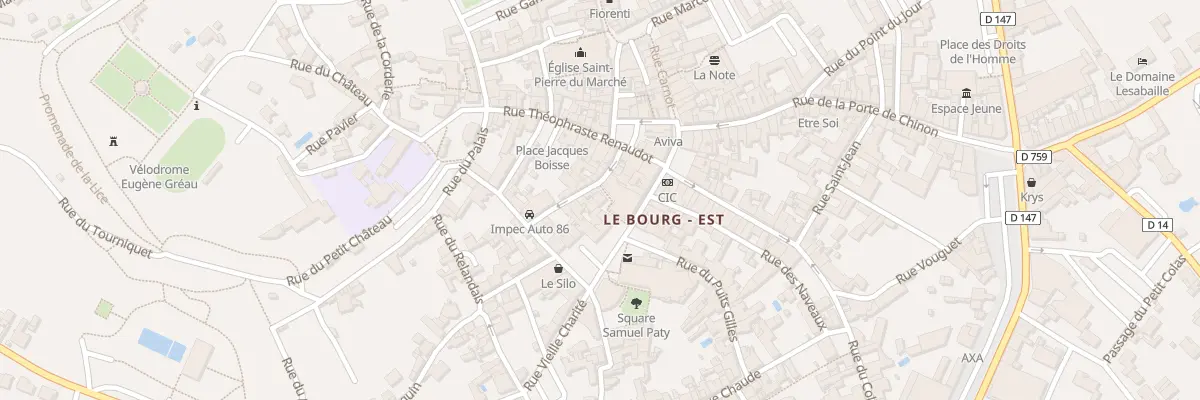 Plan du 8 Rue du Lion d’Or à Loudun