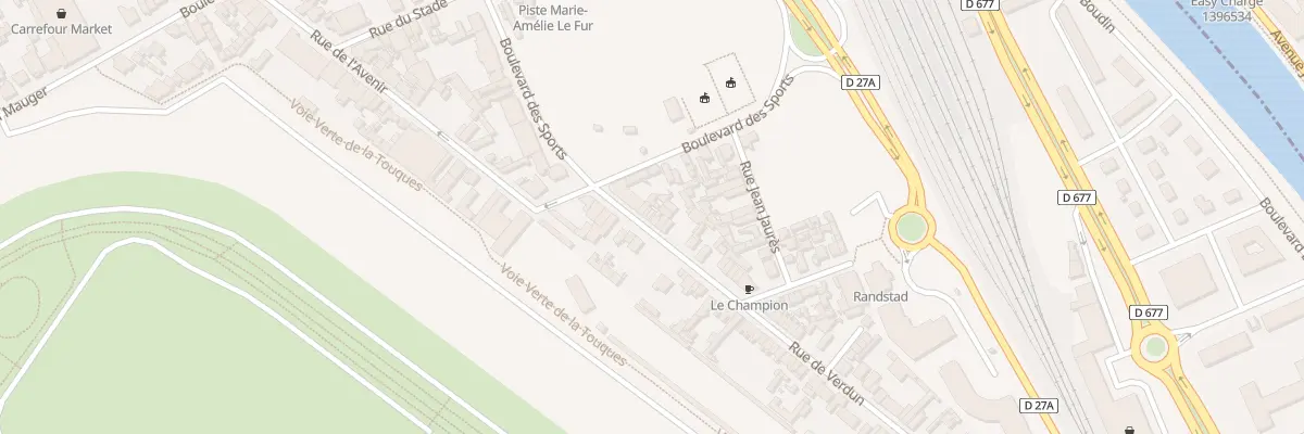 Plan du 11 Rue de Verdun à Deauville