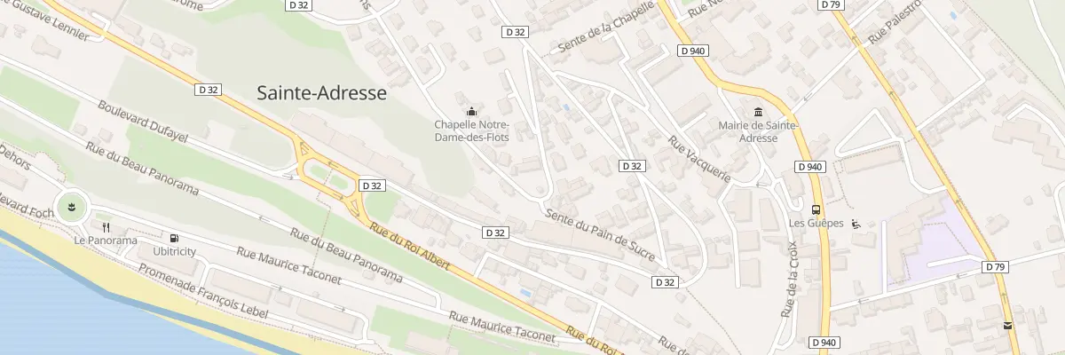 Plan du 14 Rue Charles Alexandre Lesueur à Sainte-Adresse
