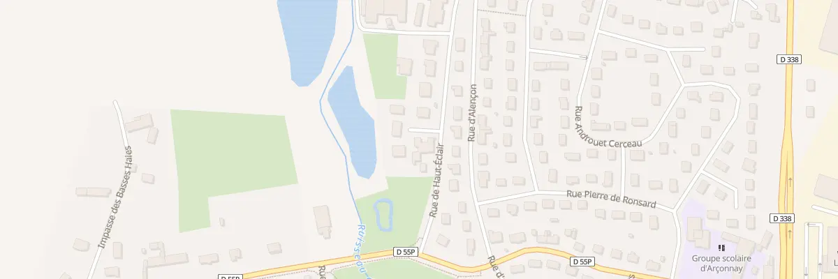 Plan du 25 Rue de Haut Eclair à Arçonnay