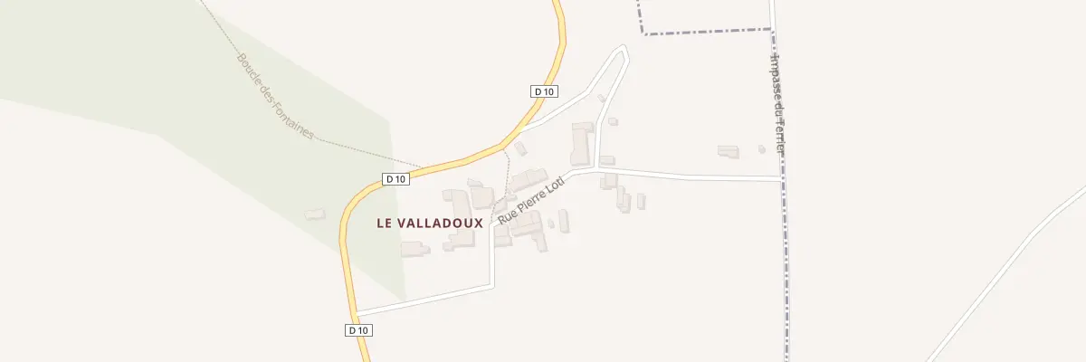 Plan du 20A Le Valladoux à Lalinde