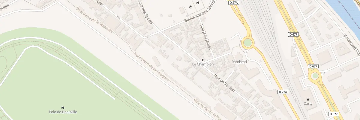 Plan du 18 Rue de Verdun à Deauville