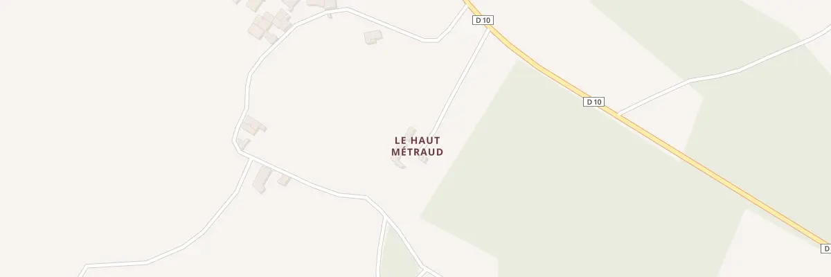 Plan du 2 Le Haut Metraud à Nonac
