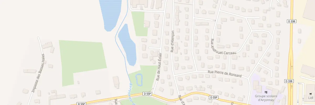 Plan du 19 Rue de Haut Eclair à Arçonnay