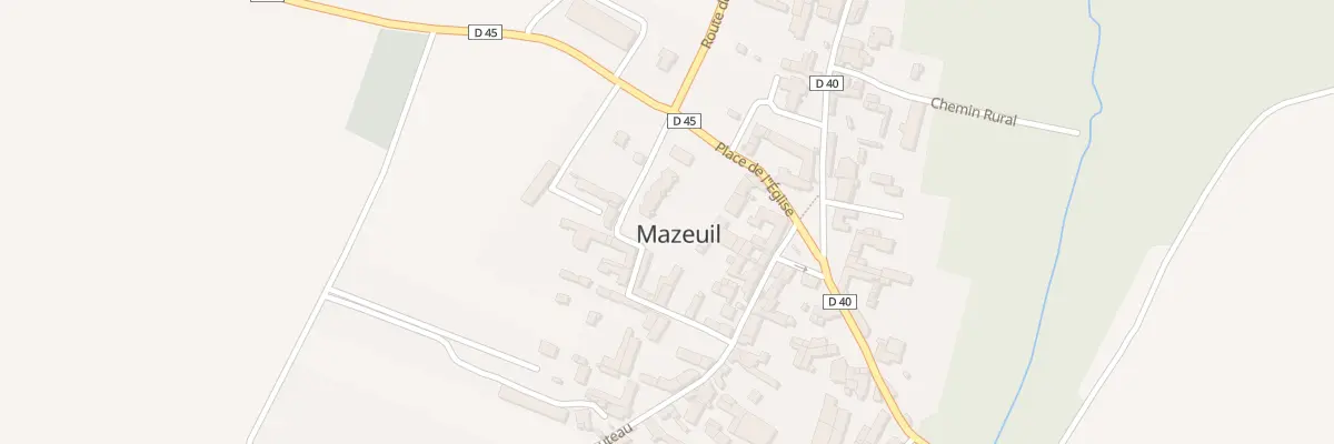 Plan du 3 Rue du Vieux Cimetière à Mazeuil