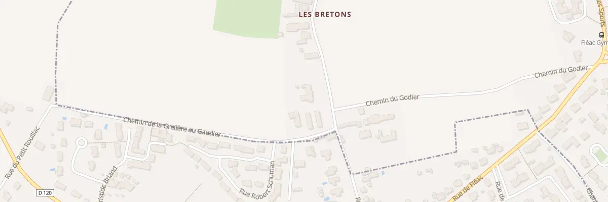 Plan du 35 Rue des Bertons à Fléac