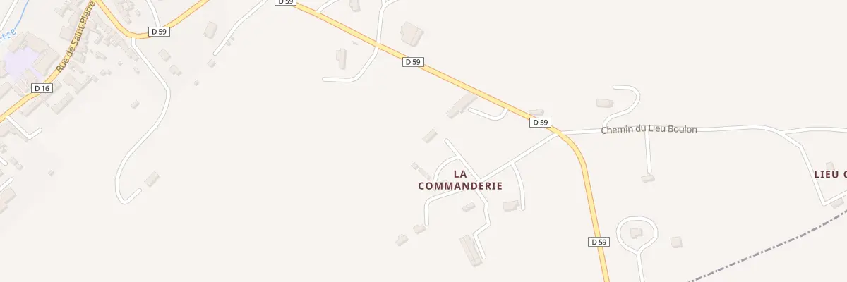 Plan du 96 Che de la Commanderie à Bonnebosq