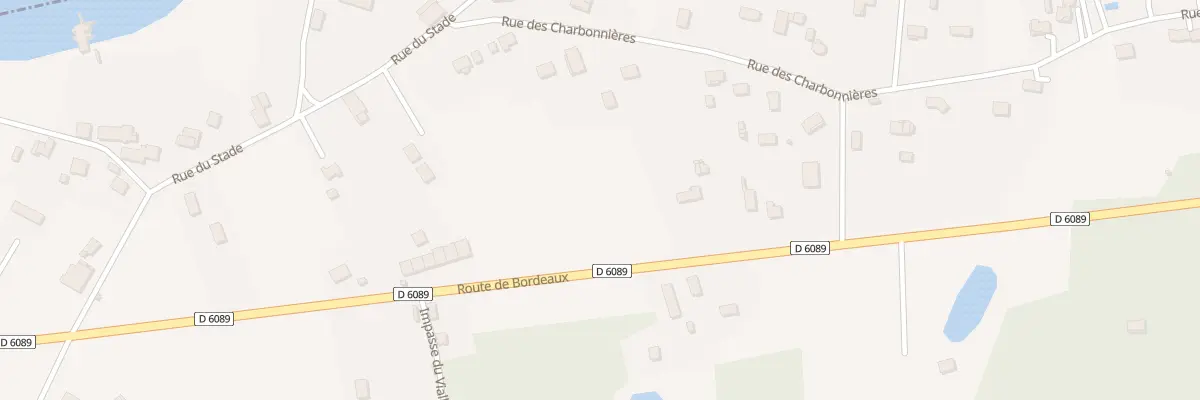 Plan du 61 Rue des Charbonnières à Ménesplet