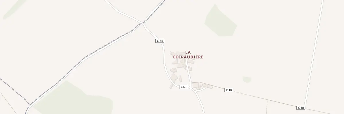 Plan du 1 La Coiraudière à Rom