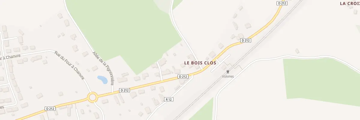 Plan du 21 Rue de la Gare à Voivres-lès-le-Mans