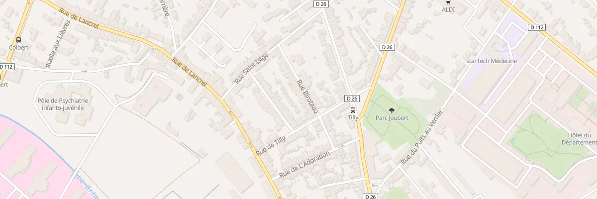 Plan du 21 Rue Biroteau à Alençon