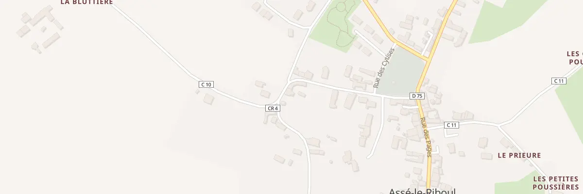 Plan du 7 Rue du Four Carre à Assé-le-Riboul