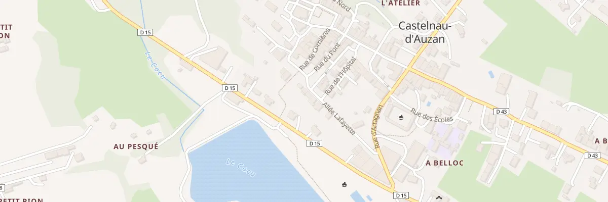 Plan du 6 All Lafayette à Castelnau d’Auzan Labarrère