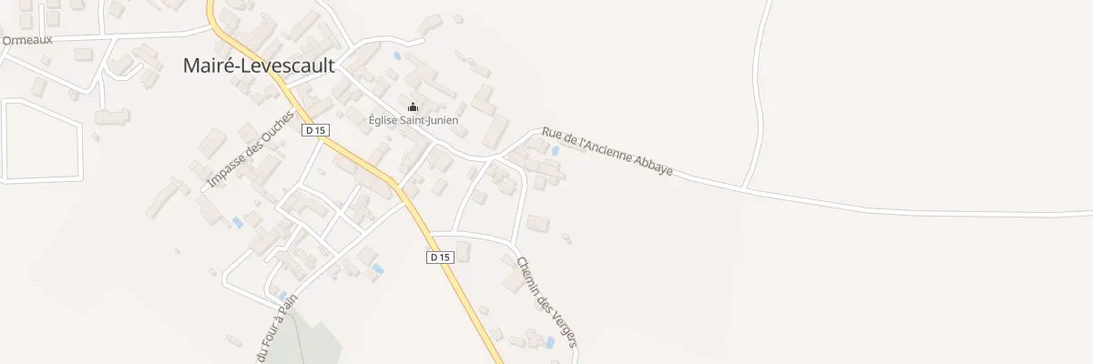 Plan du 1 Chem des Vergers à Mairé-Levescault