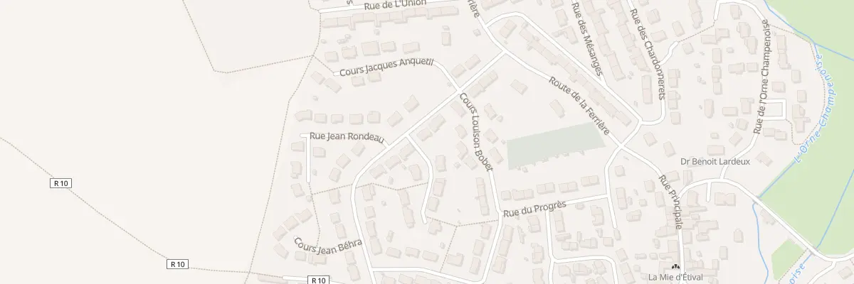 Plan du 7 Rue Roger Couderc à Étival-lès-le-Mans